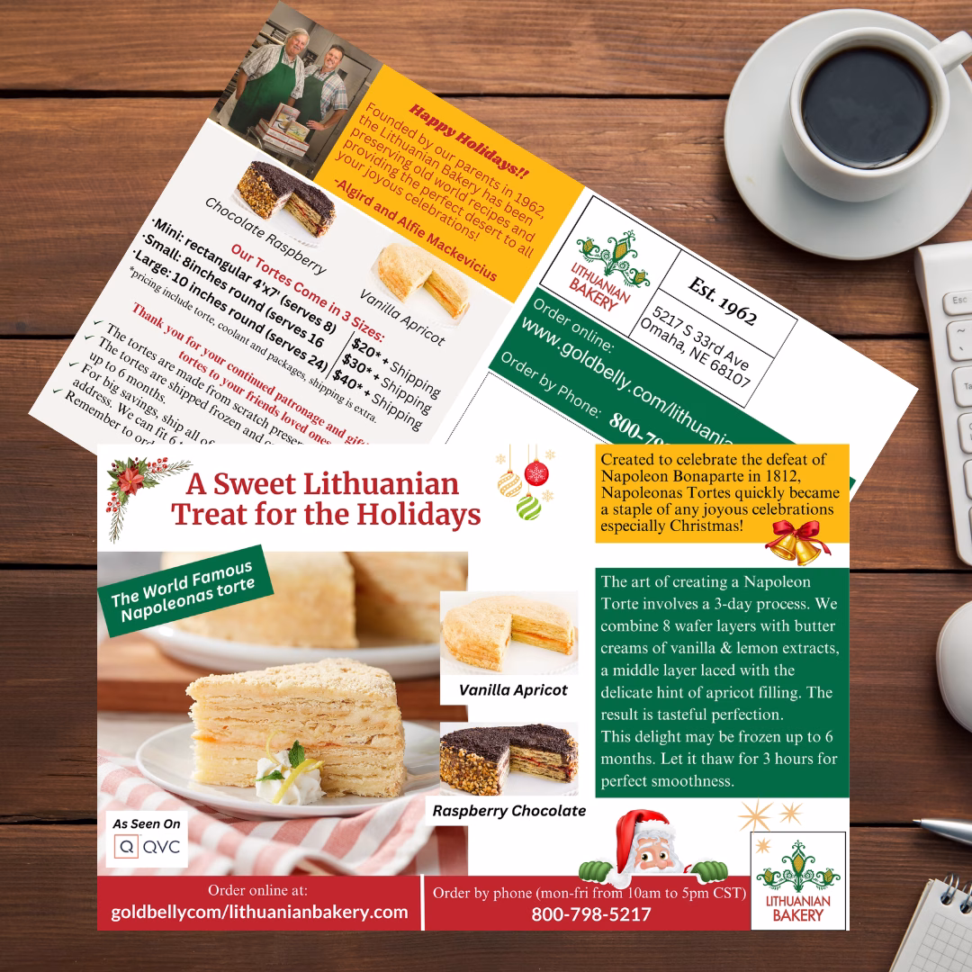 Direct mail postcard huskerprint