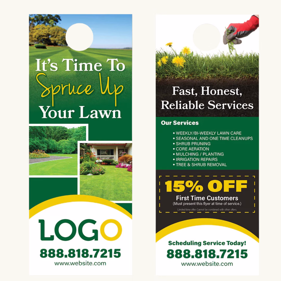 Print door hangers in Omaha with Huskerprint