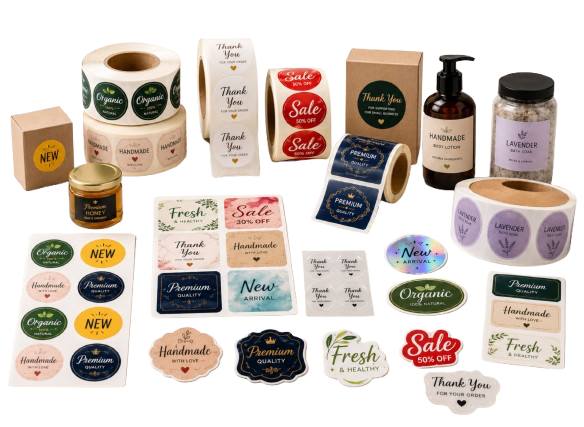 Stickers and labels in Omaha by HuskerPrint